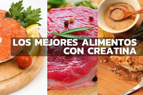 alimentos ricos en creatina