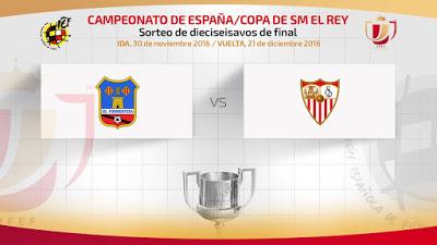 El Sevilla FC se enfrentará al Formentera en los dieciseisavos de la Copa del Rey