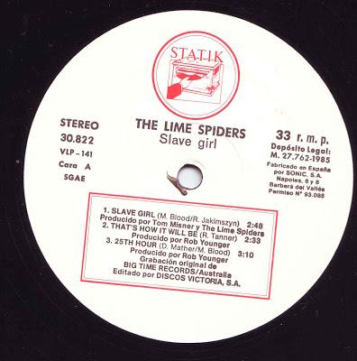 The Lime spiders -Slave girl Mlp 1985