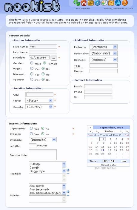 GESTIONA TU DEPORTE SEXUAL CON NOOKIST