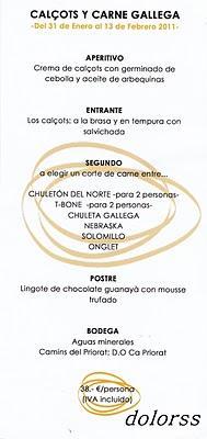 RESTAURANTE FILIGRANA...... Y SORTEO