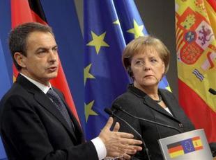 Merkel en Madrid
