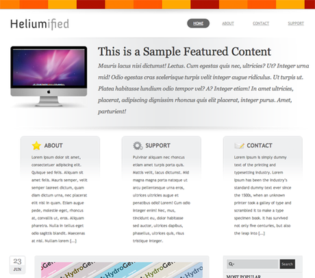 Heliumfied WordPress Theme
