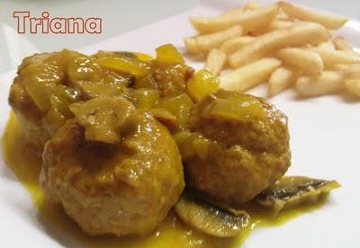 Albóndigas con aroma de Azafrán