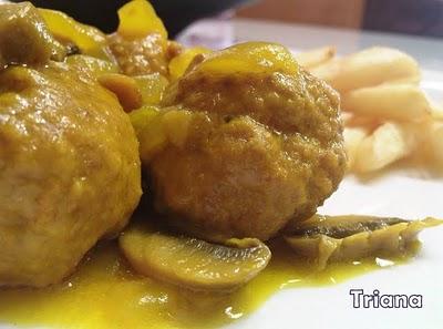 Albóndigas con aroma de Azafrán