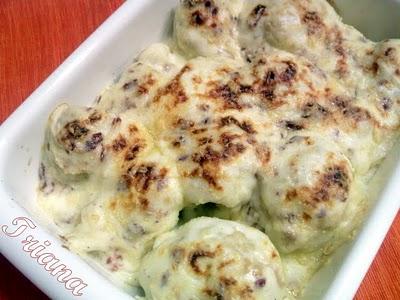 Coliflor a la crema de iberico