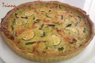 Quiche de verduras y grana padano