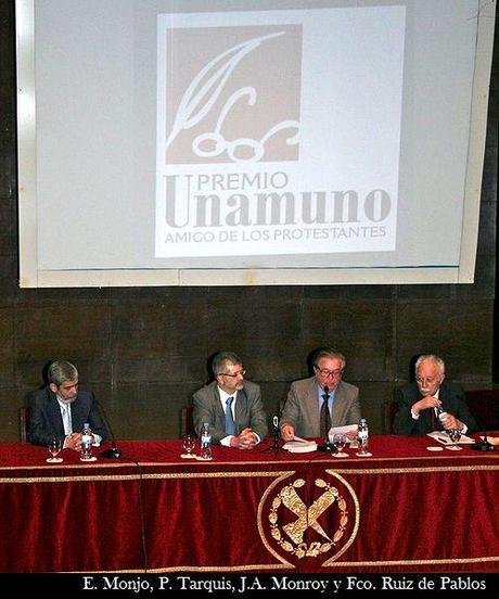 Ruiz de Pablos recibe el Premio Unamuno en la Complutense de Madrid Ruiz de Pablos recibe el Premio Unamuno en la Complutense de Madrid