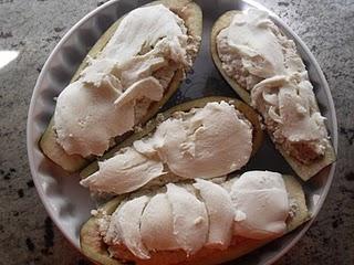 BERENJENAS RELLENAS DE PAVO Y QUESO