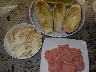 BERENJENAS RELLENAS DE PAVO Y QUESO