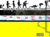 mano roja contra niños niñas soldado colombia
