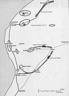 El Décimo Ejército Italiano queda atrapado en Cirenaica - 05/02/1941.