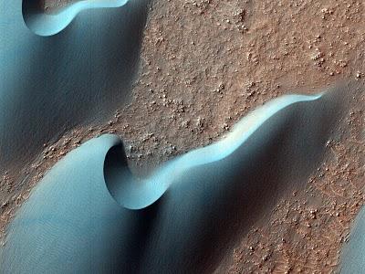 CO2 provoca cambios en las dunas de arena de Marte