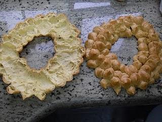 CORONA DE NATA, NUECES Y CARAMELO