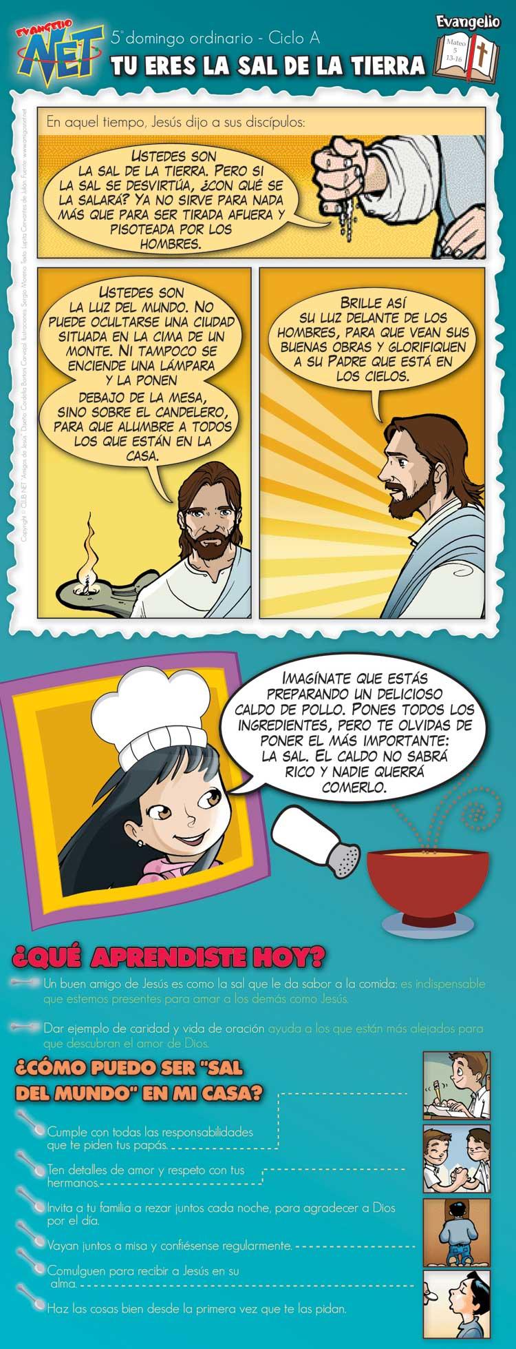 Evangelio Dominical: 06 de febrero del 2011 (Sal y luz del mundo)