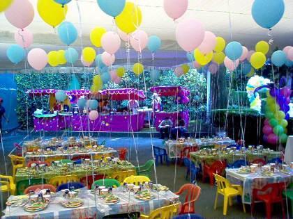 Fiesta infantil en el jardín