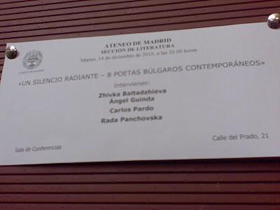 UN SILENCIO RADIANTE: OCHO POETAS BÚLGAROS CONTEMPORÁNEOS