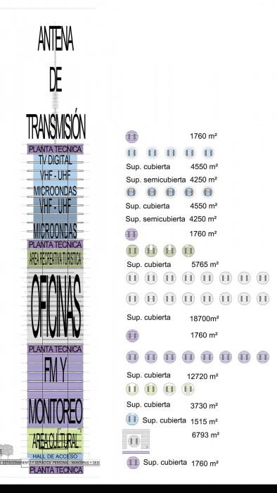 Primer premio Concurso Nacional de Ideas para la Torre Única de Telecomunicaciones / Héctor Raúl Muñiz – Jorge Eduardo Príncipe