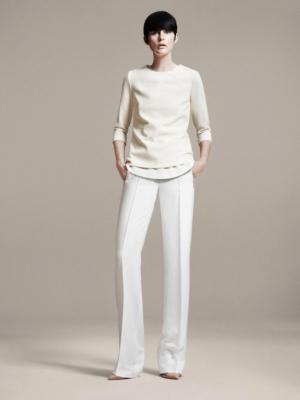 Stella Tennant, imagen de Zara, Spring/Summer 2011. Lookbook