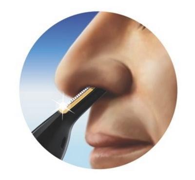 Cortar el vello nasal