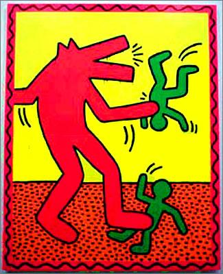 Keith Haring: Simples líneas.