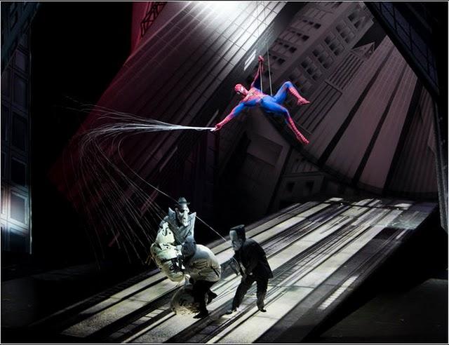 Spider-Man: Turn Off the Dark la obra teatral, imágenes previas