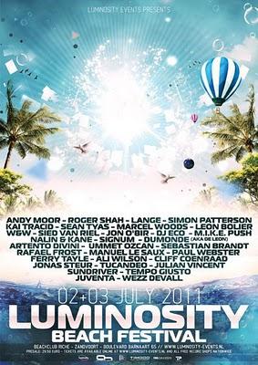 Line-up Luminosity Beach