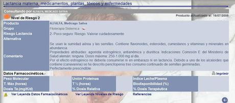 Lactancia y fitoterapia