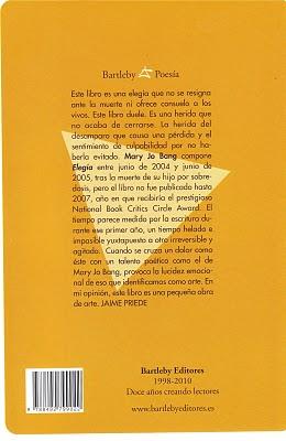 Mary Jo Bang: Elegía: