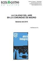 Informe de Ecologistas en Acción: La calidad del aire en la Comunidad de Madrid en 2010