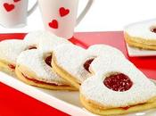 Galletas corazón para valentín