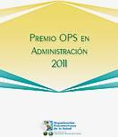 Premio OPS en Administracion 2011