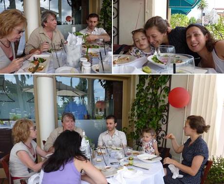 comiendo en vacaciones