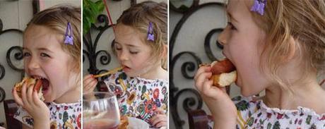 comiendo en vacaciones