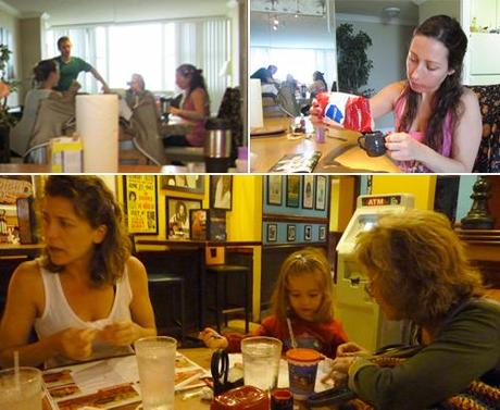 comiendo en vacaciones