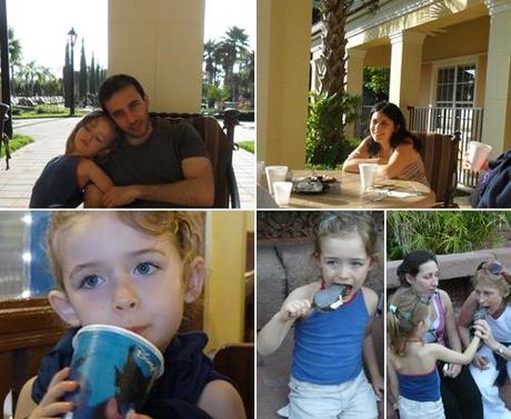 comiendo en vacaciones