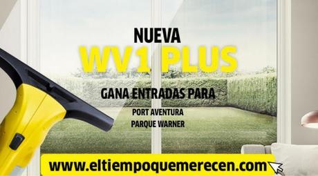 Kärcher WV1 PLUS limpiadora de cristales el tiempo que se merecen