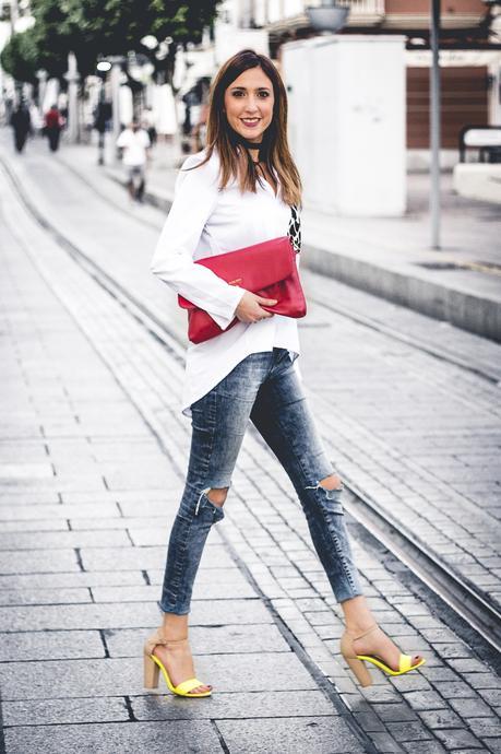 Animal Print Pocket Shirt