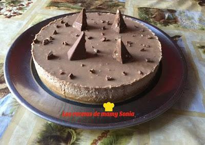 TARTA MOUSSE TOBLERONE EN THERMOMIX