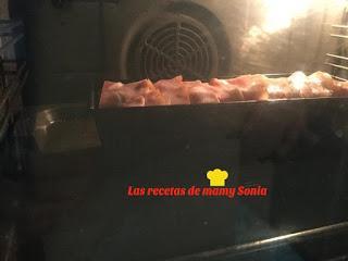 PASTEL DE TORTILLA Y CARNE