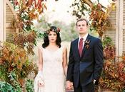 Boda Otoñal decorada Hojas Balcones.