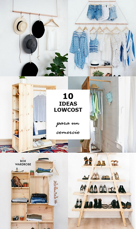 10 Ideas handmade de mobiliario lowcost para un comercio
