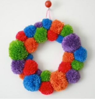 7 Manualidades con pompones para hacer en casa