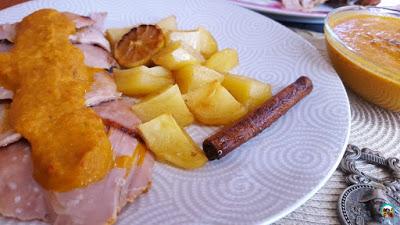 Pierna de pavo asada