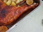 Pierna pavo asada