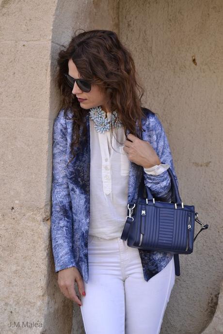 BLAZER TIE DYE & TOTAL WHITE