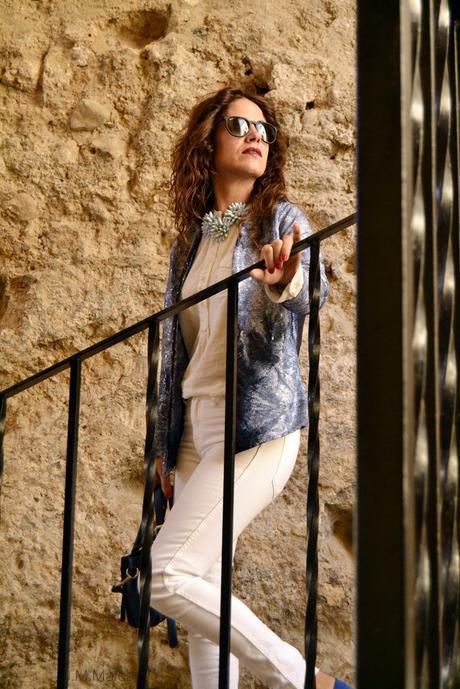 BLAZER TIE DYE & TOTAL WHITE