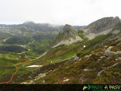 Camino desde el Collado la Ventanona