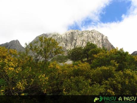 Vista de la Peña la Capilla desde Braña Torres