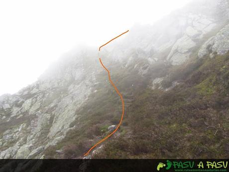 Tramo final a la cima del Torres
